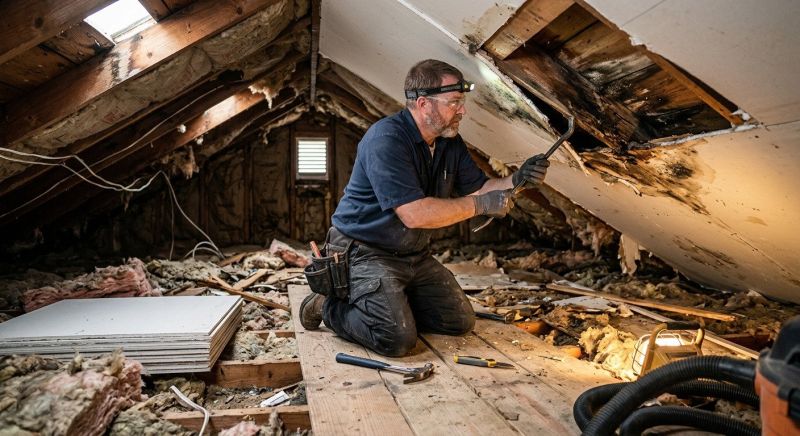 Attic Water Damage Repair in Charleston, SC
